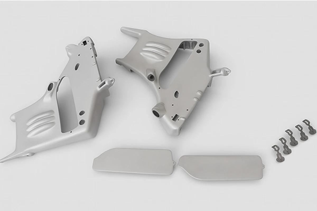 Thin-walled, lightweight drone components